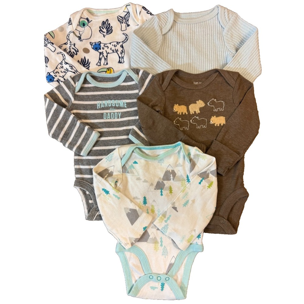 Cloud Island Baby Boy Newborn Bodysuits Lot Shirts Tees Rompers Clothes Daddy